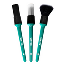 Kit com 3 Pincéis para Detalhamento Automotivo - Macio, Médio e Super Macio - Vintex