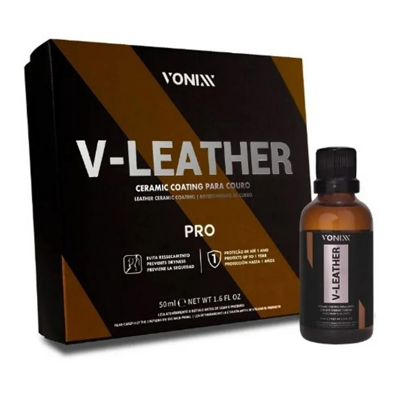 V-LEATHER PRO Ceramic Coating para Couro - Vonixx (50ml)