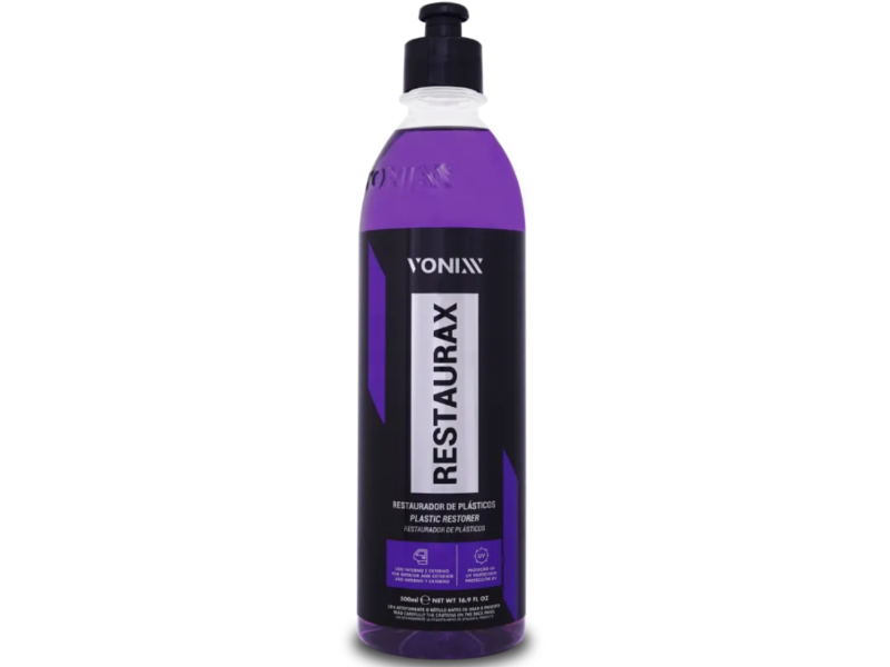 Restaura Plásticos Automotivo Restaurax - 500ml - Vonixx