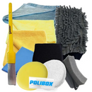 Kit de Acessórios para Lavagem e Detalhamento Automotivo - Detailer (10 Peças)