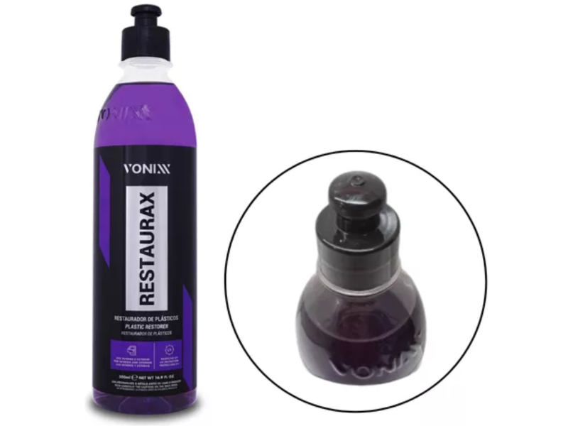 Restaura Plásticos Automotivo Restaurax - 500ml - Vonixx